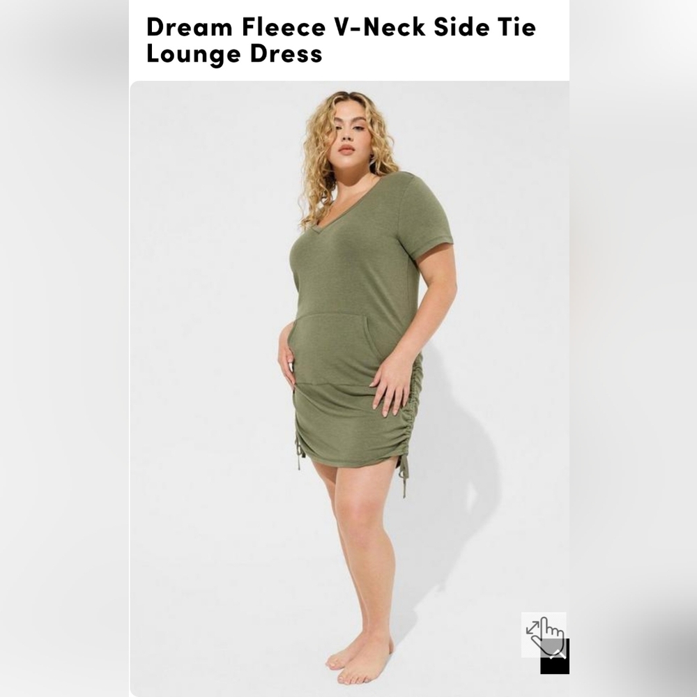 NWT Torrid Fleece lounge dress 4X